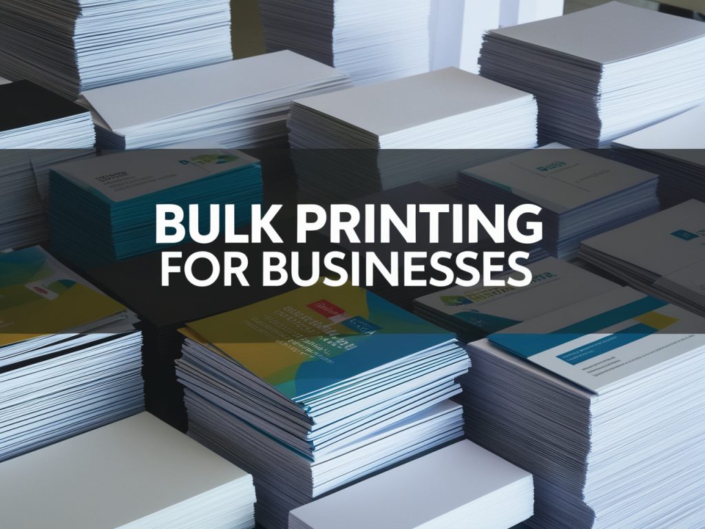 Bulk Printing for Businesses