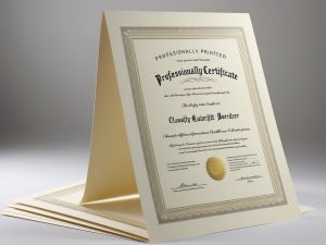 Custom Certificate Printing