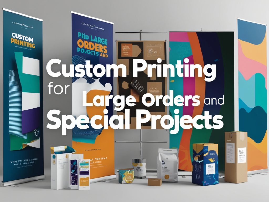 Custom Printing for Large Orders and Special Projects