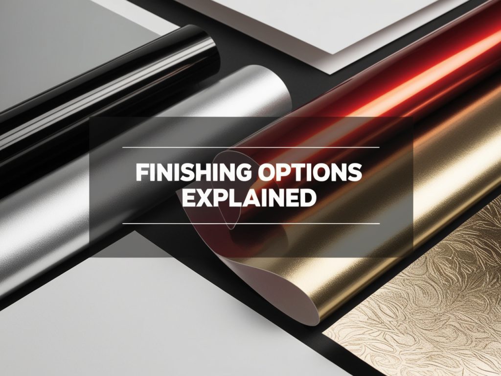 Finishing Options Explained