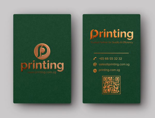 Hot Stamped Business Cards