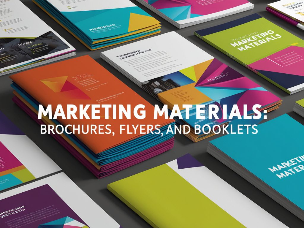 Marketing Materials: Brochures, Flyers, and Booklets