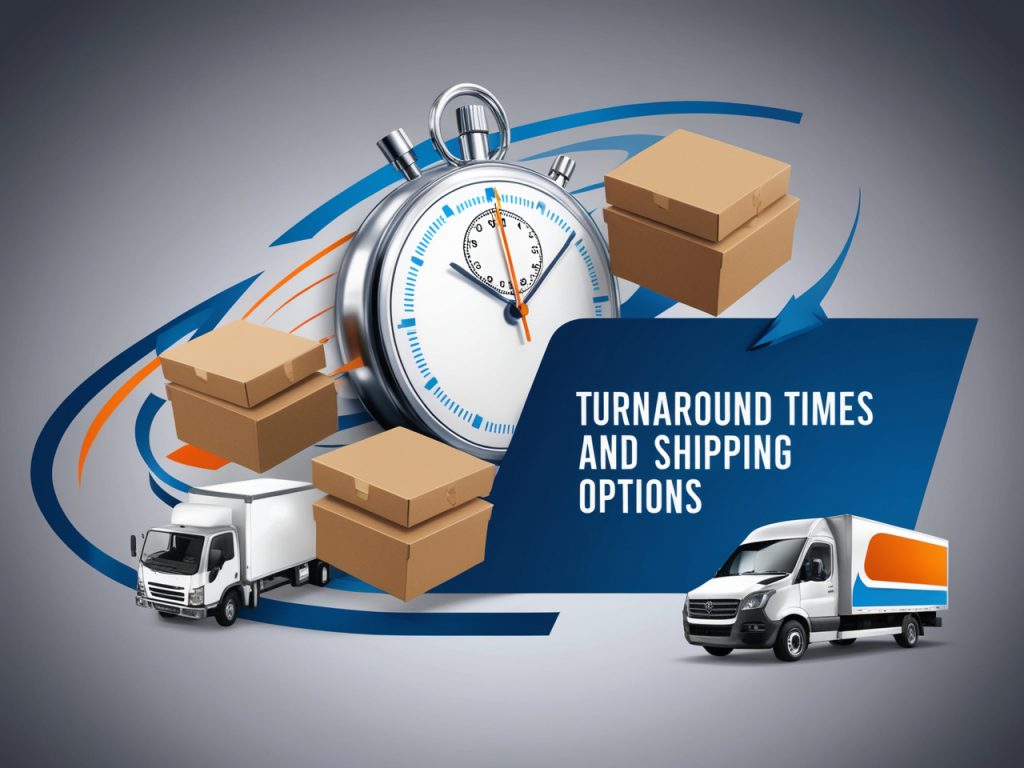 Turnaround Times and Shipping Options