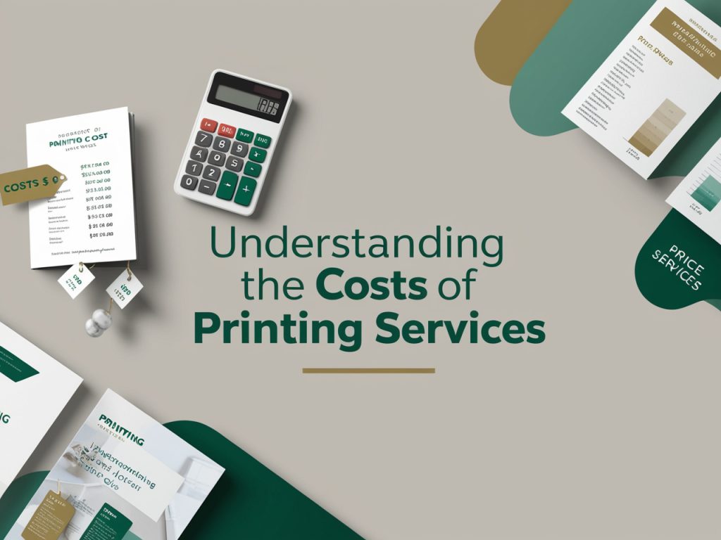 Understanding Printing Services Cost