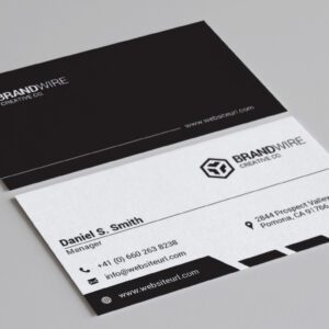 Corporate Strategist Business Card Template 1