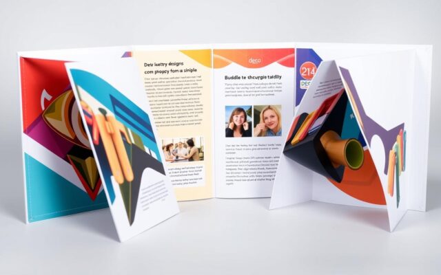 How to set up artwork for Saddle Stitched Brochure printing