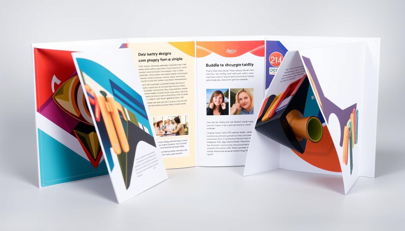 How to set up artwork for Saddle Stitched Brochure printing