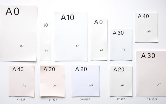 Paper Size Guide: From A0 to A7 Essentials