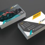 auto repair service business card template