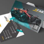 auto repair service business card template