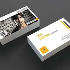 Bold Identity Personal Business Card Template 1