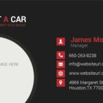 Car Dealership Business Card Template 2