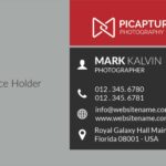 Event Photography Business Card Template 2