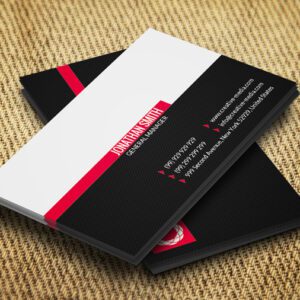 Executive Charm Card Template 1