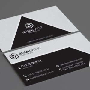 Financial Advisor Business Card Template 1