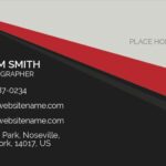 Freelance Photographer Business Card Template 2