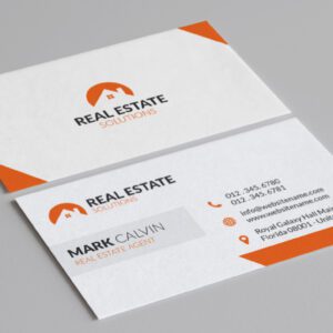 Luxury Real Estate Business Card Template 1