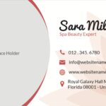 Luxury Spa Business Card Template 2