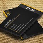 minimalist personal business card template 1