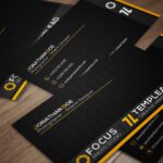 minimalist personal business card template 4