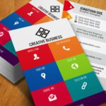 motion graphics designer business card template