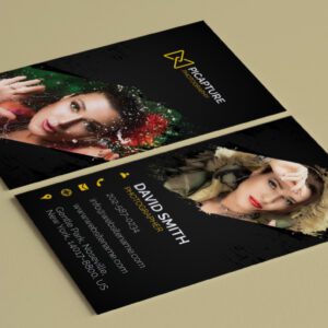 Portrait Photographer Business Card Template 1