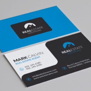 Real Estate Broker Business Card Template 1