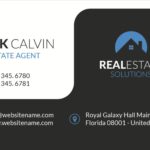 Real Estate Broker Business Card Template 2