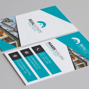 realty marketing specialist business card template