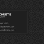 vintage aesthetic business card template