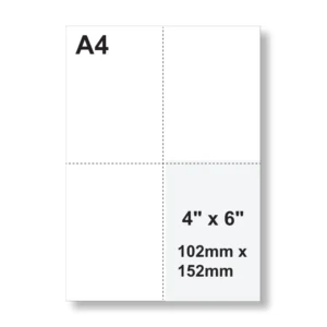 4″ x 6″ (102mm x 152 mm)