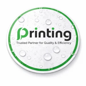 Waterproof PET Sticker (White Gloss)