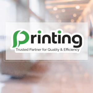 White Print Transparent Sticker